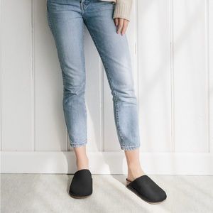 Like New Jenni Kayne Oiled Leather Moc Clogs Size 39